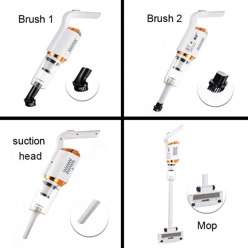 Wireless Vacuum Cleaner HY-118 – Cordless Handheld Vacuum with LED Light