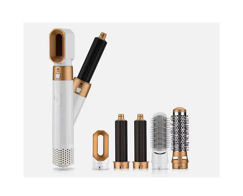 5-in-1 Hair Styler & Hot Air Brush | Curl, Straighten & Volumize - StylesNest Arabia