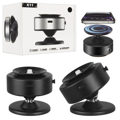 Magnetic Vacuum Phone Holder – Rechargeable Multi-Angle Smartphone Mount