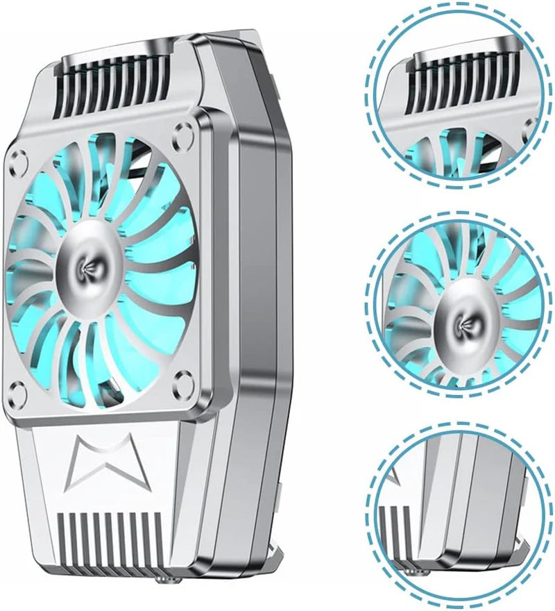 Mobile Game Cooling Fan – Clip-On Smartphone Gaming Cooler