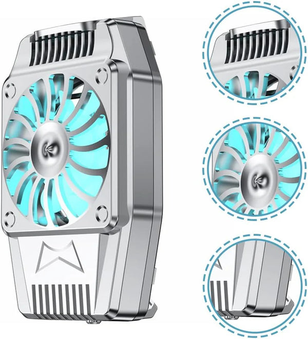 Mobile Game Cooling Fan – Clip-On Smartphone Gaming Cooler