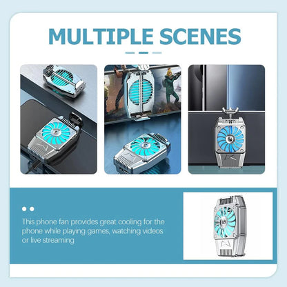 Mobile Game Cooling Fan – Clip-On Smartphone Gaming Cooler