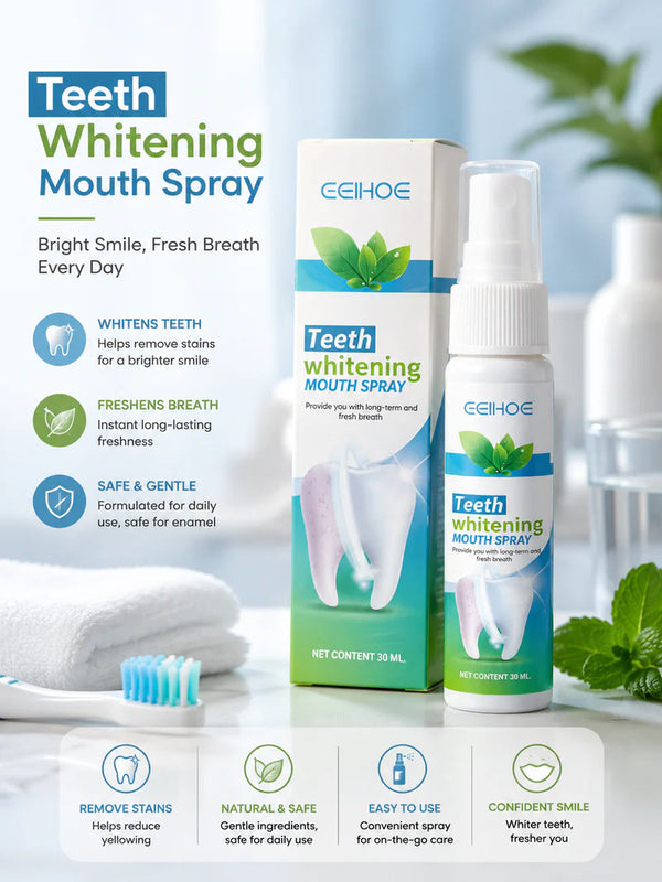 Eelhoe Teeth Whitening Mouth Spray – Portable Oral Care Spray 30ml
