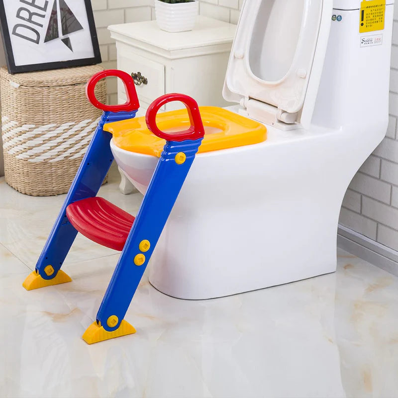 Children's Toilet Training Seat | Foldable Potty Training Ladder Zambeel