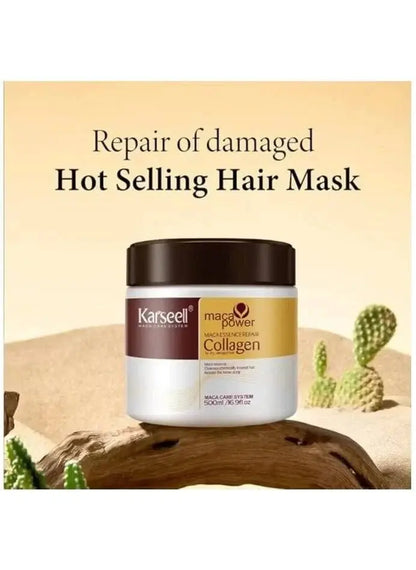 🔥Karseell Maca Power Collagen Hair Mask 500ml Zambeel