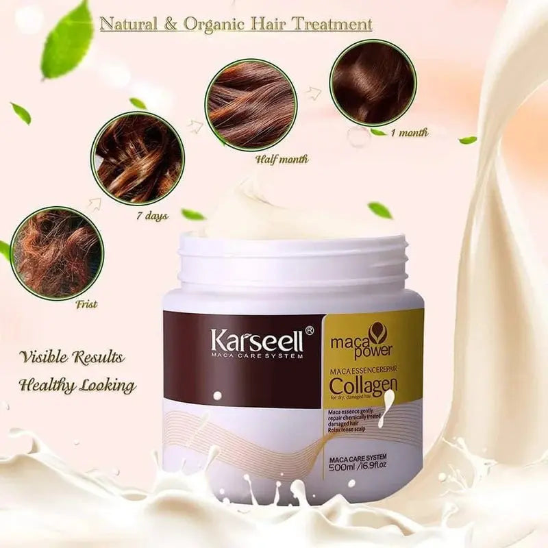 🔥Karseell Maca Power Collagen Hair Mask 500ml Zambeel