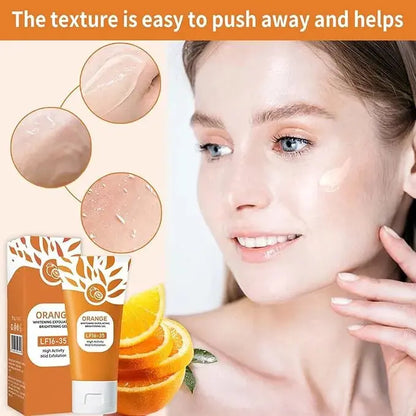 Remove Dead Skin & Reveal Naturally Glowing Skin | Orange Brightening Exfoliating Gel