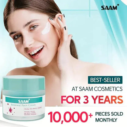 SAAM Renewal Face Cream – Brightening & Skin Renewal Moisturizing Cream