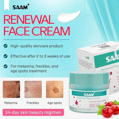 SAAM Renewal Face Cream – Brightening & Skin Renewal Moisturizing Cream