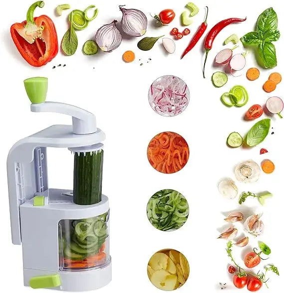 Universal Food Spiralizer | Manual Vegetable Slicer & Spiral Cutter - StylesNestArabia