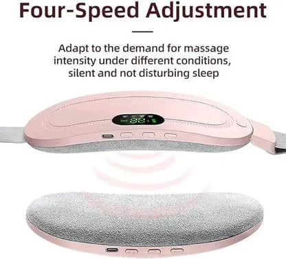 Relieve Period Cramps Fast | Portable Menstrual Heating & Massage Belt