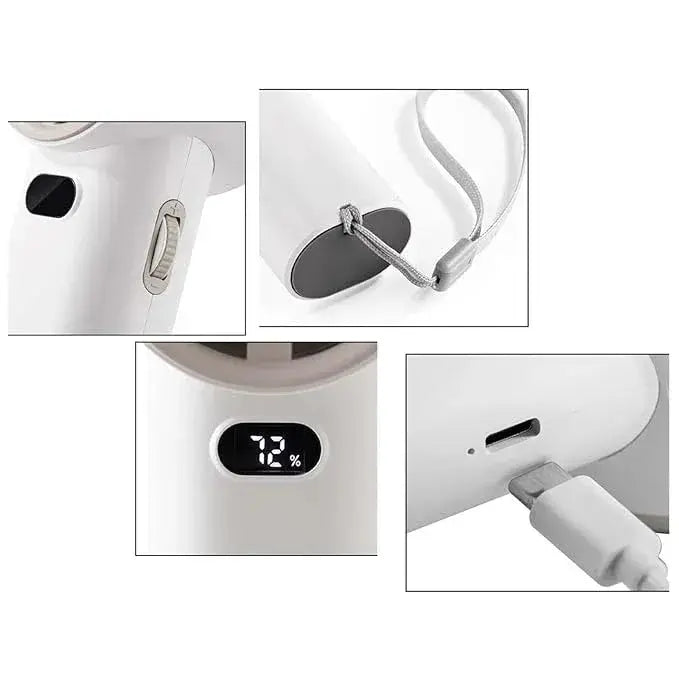 Portable Rechargeable Cooling Fan – USB Mini Handheld Fan with Adjustable Speed