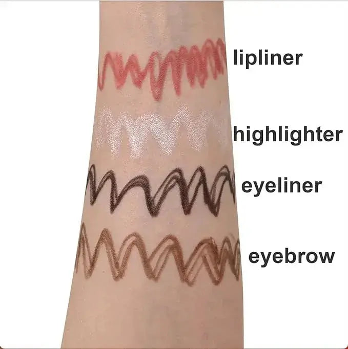 4 in 1 Makeup Pen | Eyeliner, Lip Liner, Brow Pencil & Highlighter - StylesNestArabia