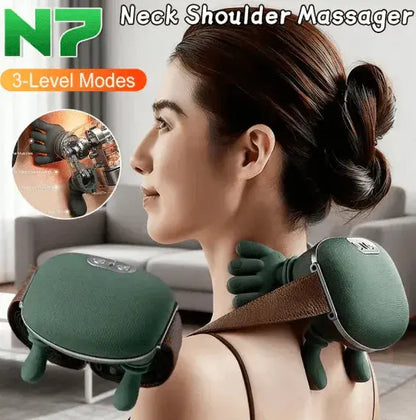 Relieve Neck & Shoulder Pain | Portable Deep Kneading Massager
