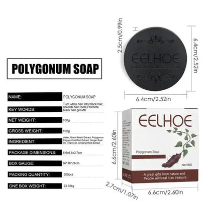🔥EELHOE Polygonum Shampoo Soap 100g – Herbal Shampoo Bar for Stronger & Healthier Looking Hair