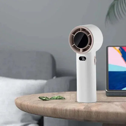 Portable Rechargeable Cooling Fan – USB Mini Handheld Fan with Adjustable Speed