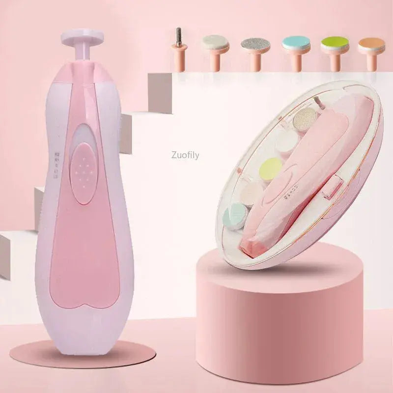🔥Baby Electric Nail Trimmer Set – Safe Nail File & Grooming Kit for Newborns, Infants & Toddlers