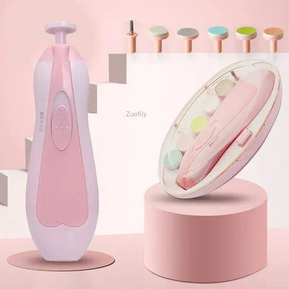 🔥Baby Electric Nail Trimmer Set – Safe Nail File & Grooming Kit for Newborns, Infants & Toddlers