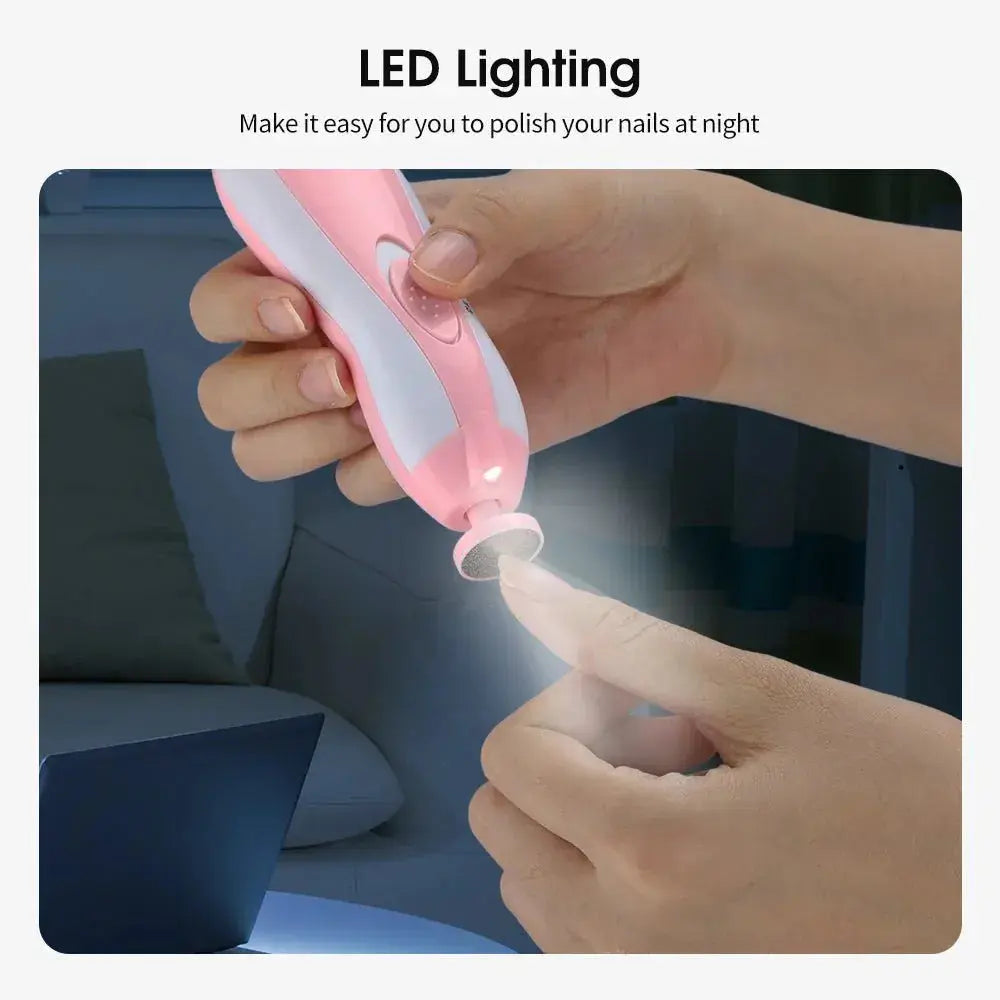 🔥Baby Electric Nail Trimmer Set – Safe Nail File & Grooming Kit for Newborns, Infants & Toddlers