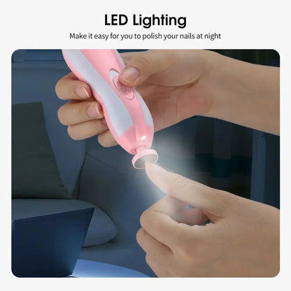 🔥Baby Electric Nail Trimmer Set – Safe Nail File & Grooming Kit for Newborns, Infants & Toddlers
