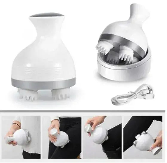 🔥Electric Scalp & Body Massager – Rechargeable Handheld Massage Device