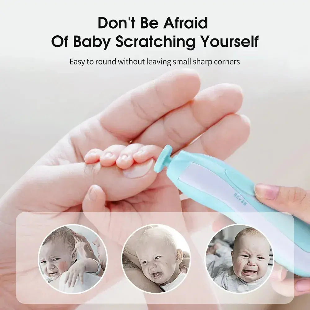 🔥Baby Electric Nail Trimmer Set – Safe Nail File & Grooming Kit for Newborns, Infants & Toddlers