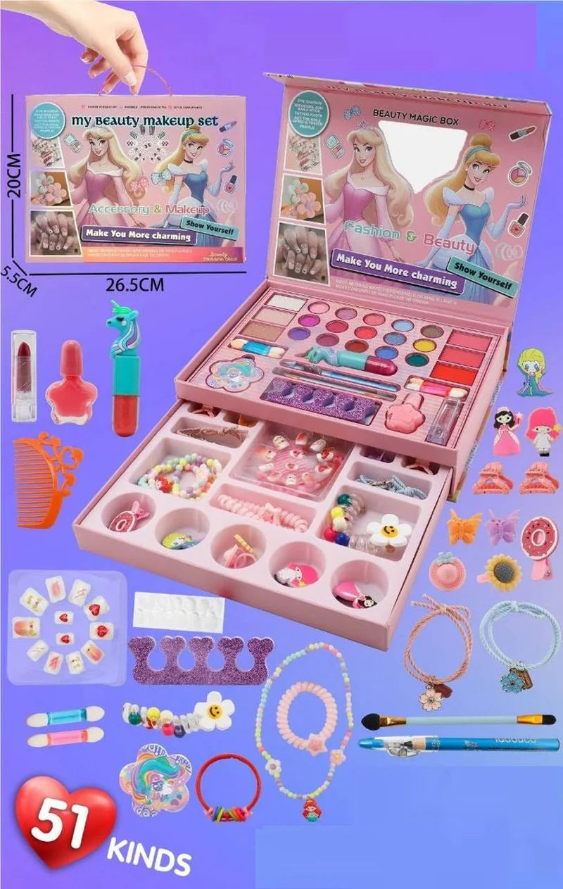 My Beauty Makeup Set – Kids Beauty Magic Box Pretend Play Kit