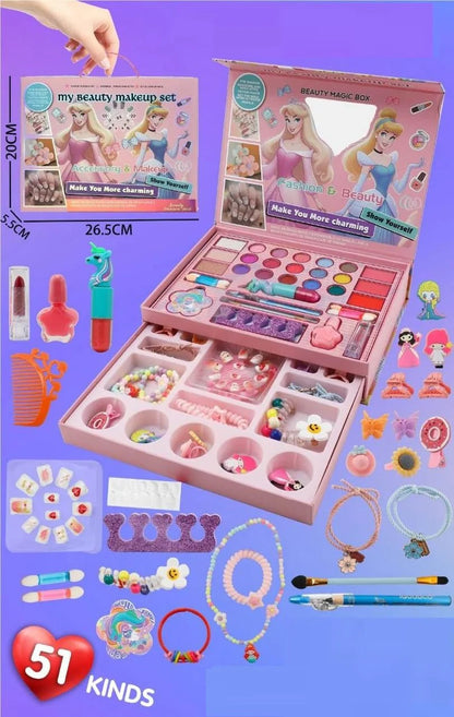 My Beauty Makeup Set – Kids Beauty Magic Box Pretend Play Kit