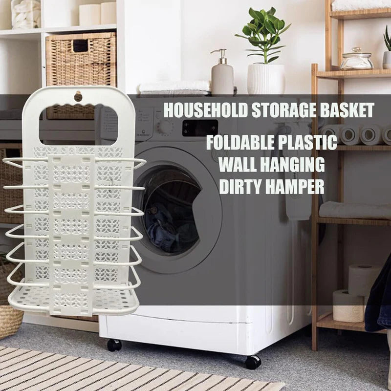 Portable Plastic Storage Basket – Handheld & Hangable Multi-Layer Organizer