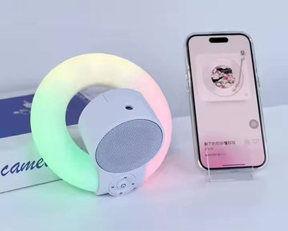 RGB Ring Light Speaker – LED Ambient Light with Built-In Speaker