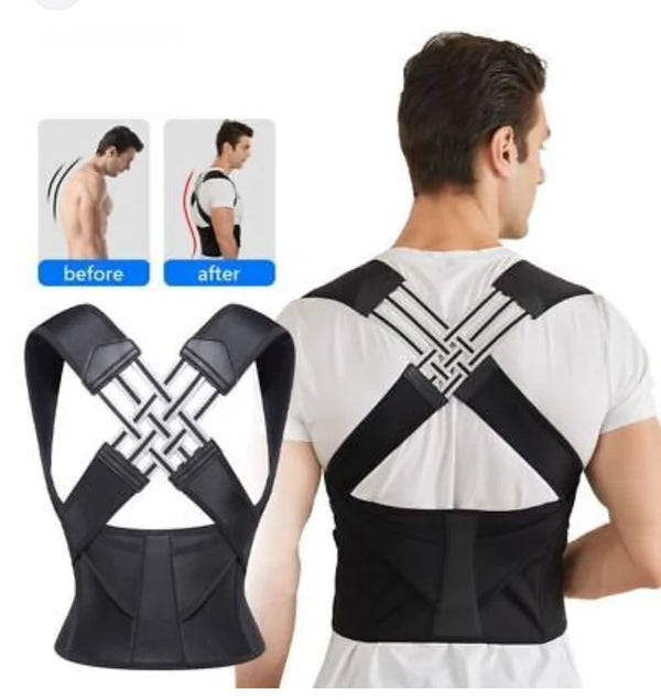 Adjustable Back Posture Corrector | Shoulder & Back Support Belt - StylesNest Arabia