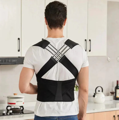 Adjustable Back Posture Corrector | Shoulder & Back Support Belt - StylesNest Arabia